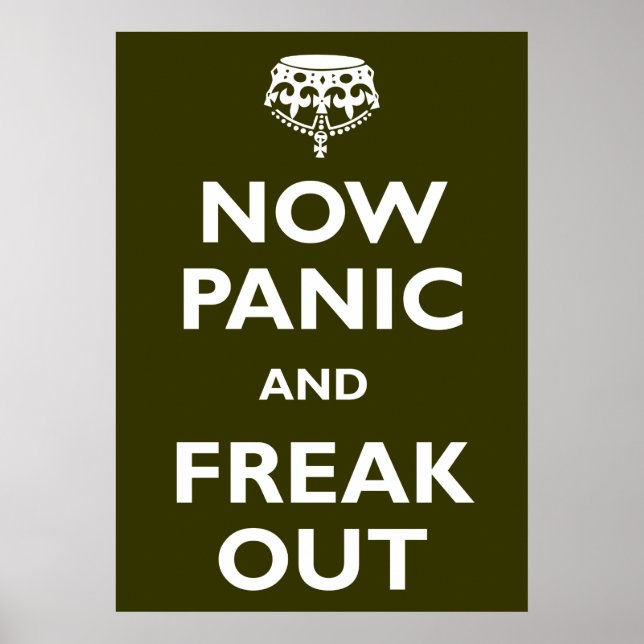 Panik och Freak ut Poster (Framsidan)