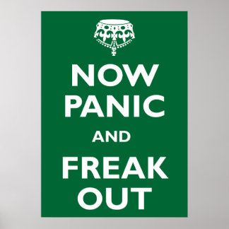Panik och Freak ut Poster