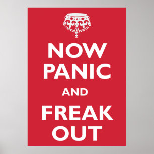 Panik och Freak ut Poster