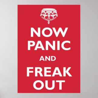 Panik och Freak ut Poster
