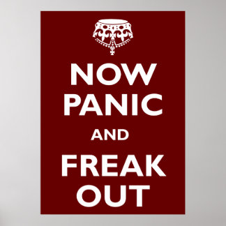 Panik och Freak ut Poster