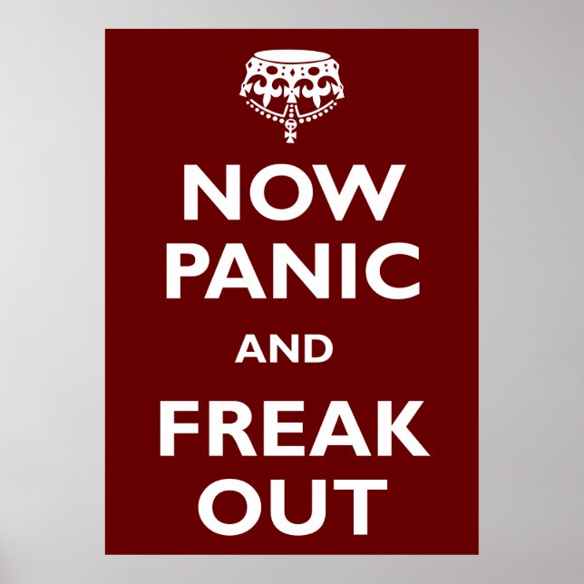 Panik och Freak ut Poster (Framsidan)