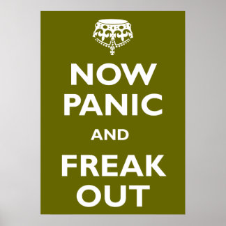 Panik och Freak ut Poster