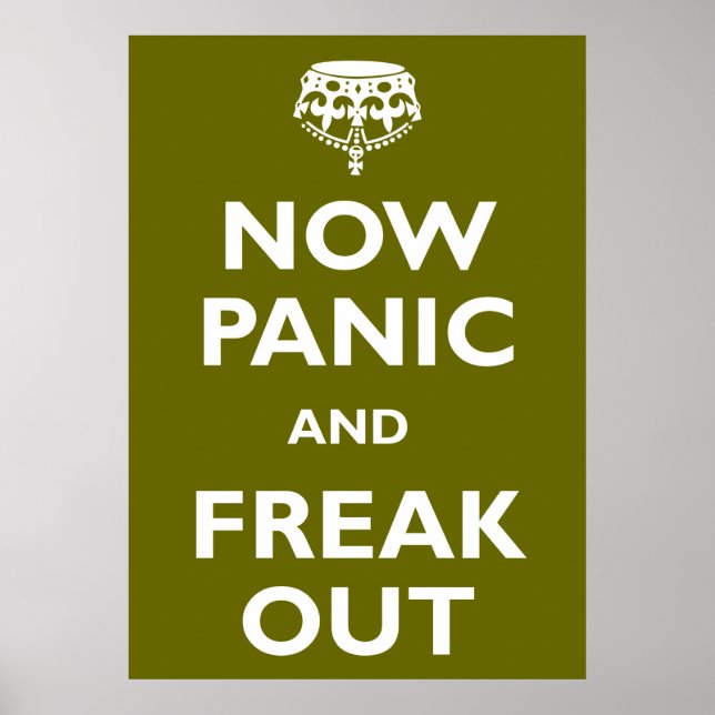 Panik och Freak ut Poster (Framsidan)