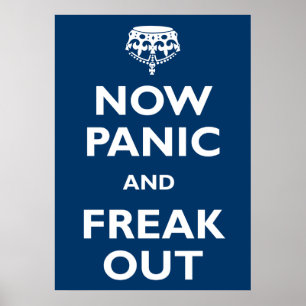 Panik och Freak ut Poster