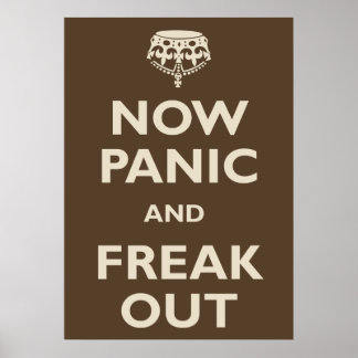 Panik och Freak ut Poster