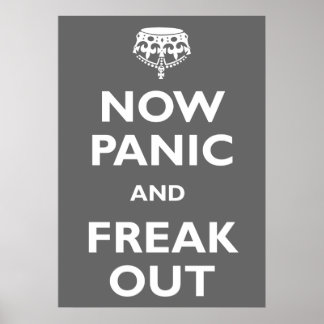 Panik och Freak ut Poster