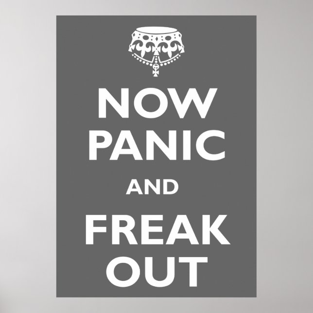 Panik och Freak ut Poster (Framsidan)