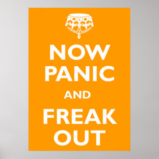 Panik och Freak ut Poster