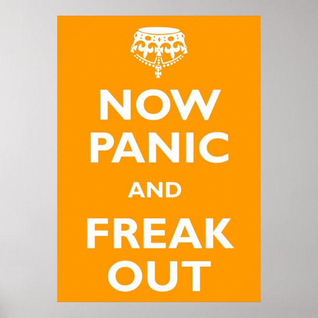 Panik och Freak ut Poster (Framsidan)