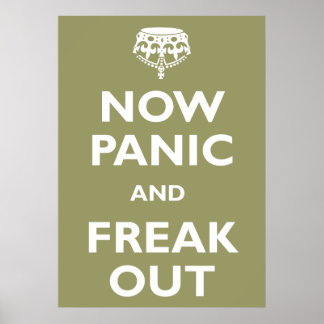 Panik och Freak ut Poster