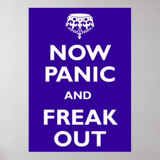 Panik och Freak ut Poster