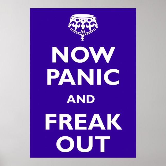 Panik och Freak ut Poster (Framsidan)