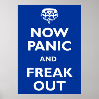 Panik och Freak ut Poster