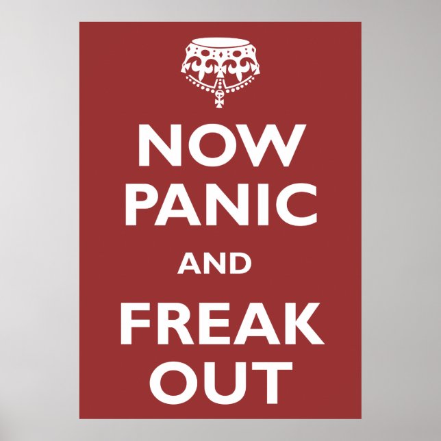 Panik och Freak ut Poster (Framsidan)