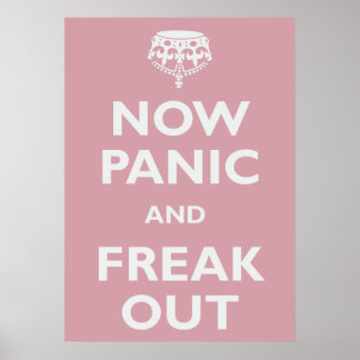 Panik och Freak ut Poster