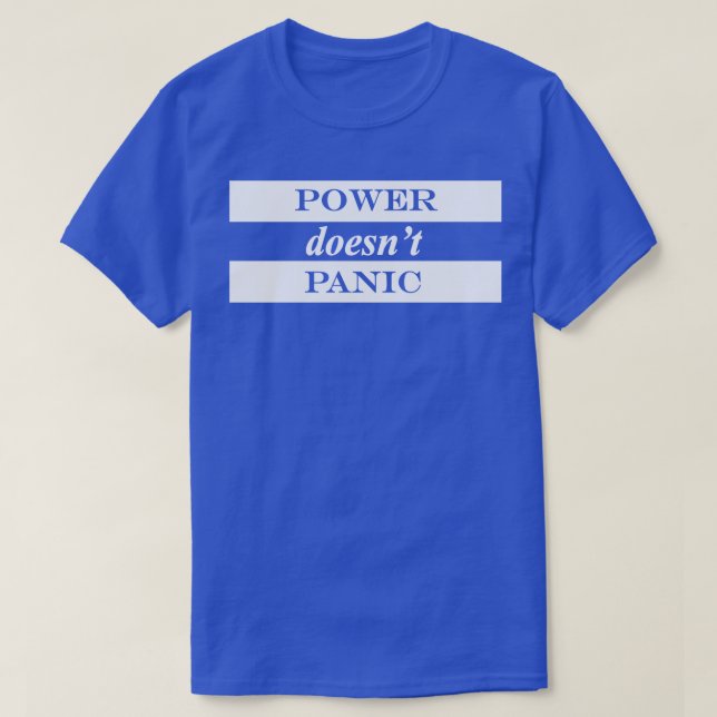 panik t shirt (Design framsida)