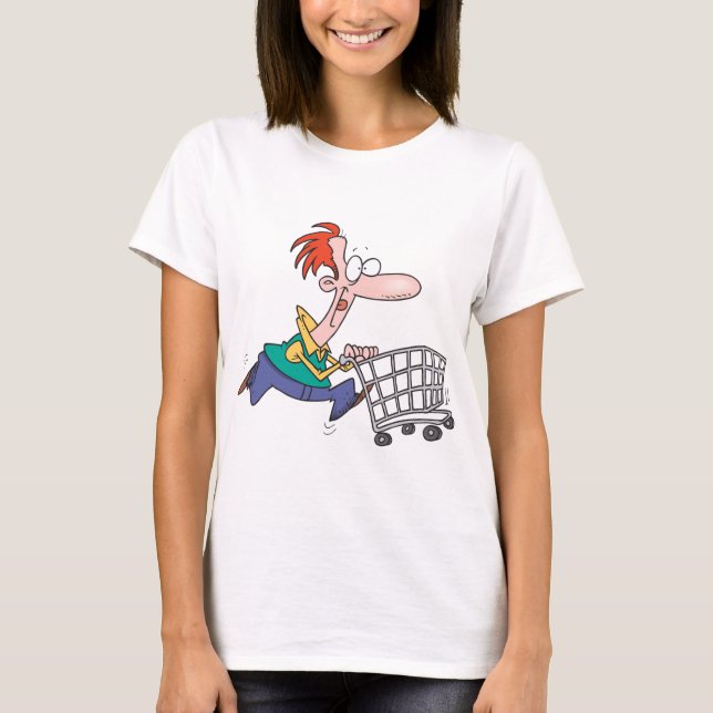 Panikartad köpare t shirt (Framsida)