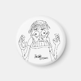 panikartad seriefigur magnet