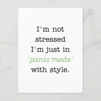 Panikläge i Stil Vykort