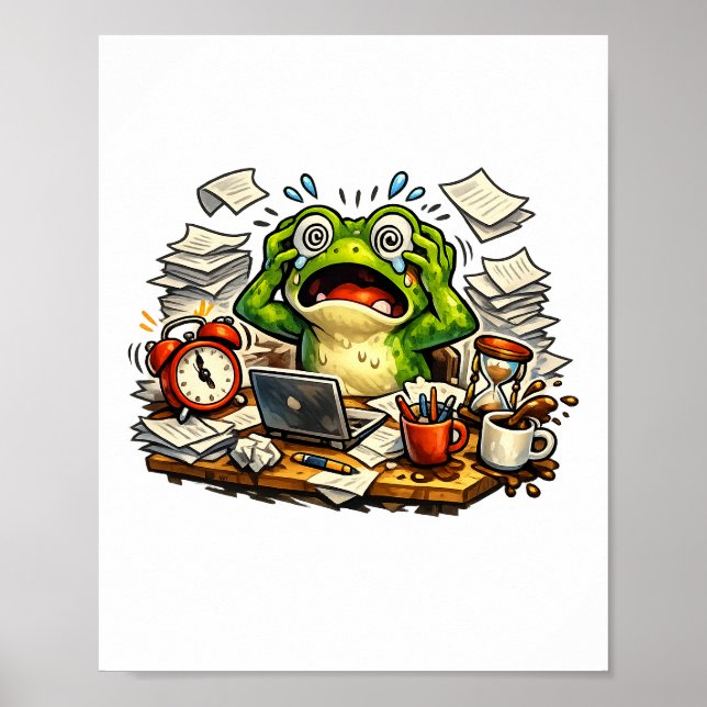 Panikslagen Groda Deadline Smältning Poster (Framsidan)