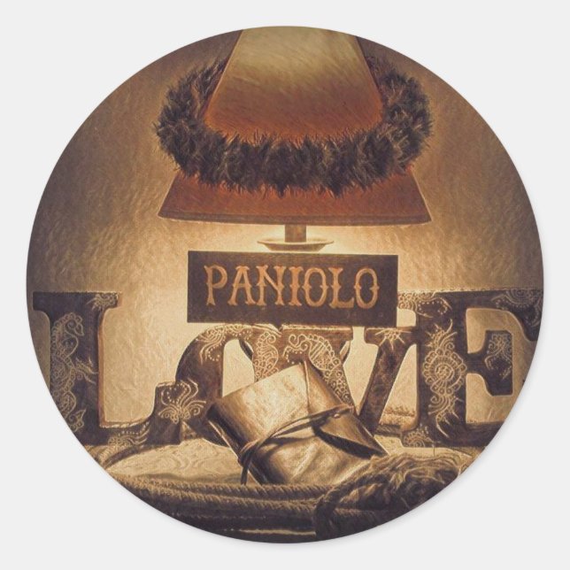 Paniolo Kärlek Runt Klistermärke (Framsida)