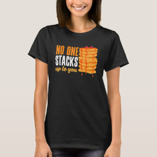 Pankecake Maker Breakfast ingen träffar dig T Shirt