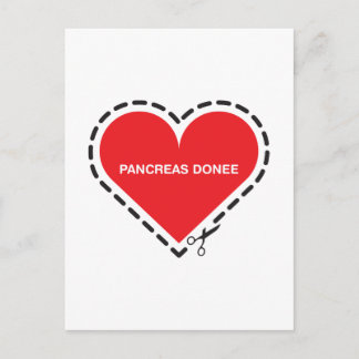 Pankreas Donee 'Get well-soon'-vykort Vykort