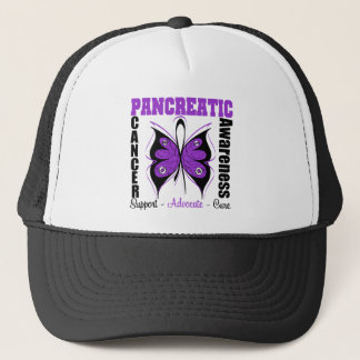 Pankreascancer Awareness Butterfly Truckerkeps