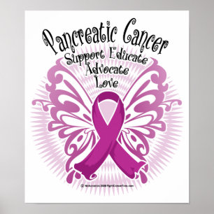 Pankreascancer Butterfly 3 Poster