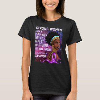 Pankreascancer Survivor Afrikanska amerikanska kvi T Shirt