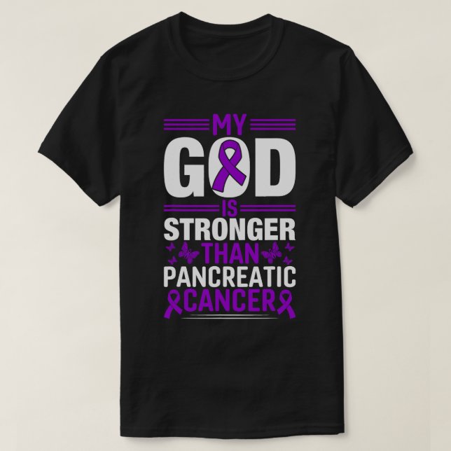 Pankreascancer Survivor T Shirt (Design framsida)
