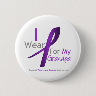 Pankreatisk cancer I Bära Lila Ribbon Grandpa Knapp