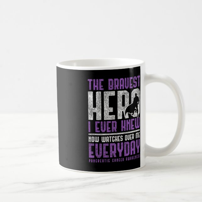 Pankreatisk cancerbekämpning Gift Pancreatic Cance Kaffemugg (Höger)