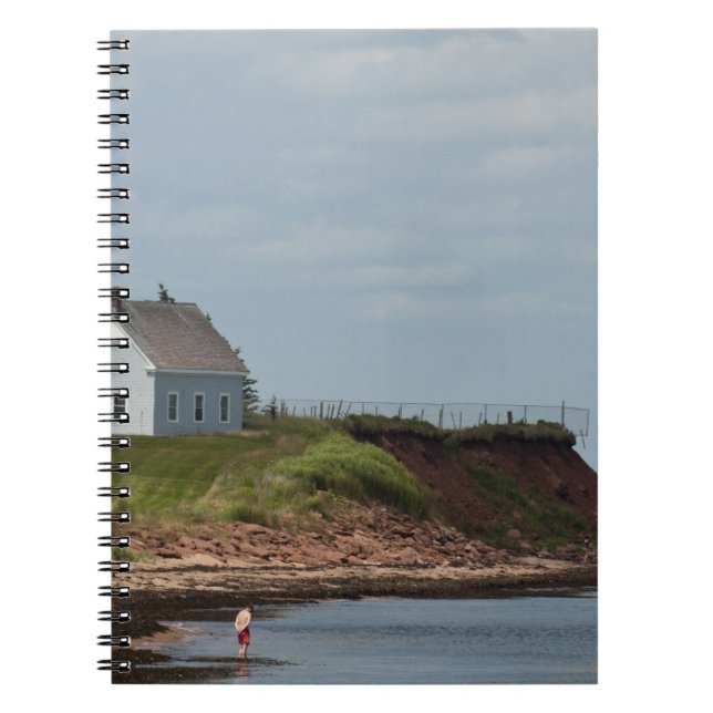 Panmure Island, Prince Edward Island. Panorering Anteckningsbok Med Spiral (Framsidan)