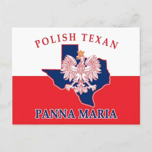 Panna Maria polska Texan Vykort (Framsida)