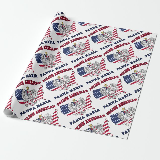 Panna Maria Texas polsk amerikansk Presentpapper (Utrullad)