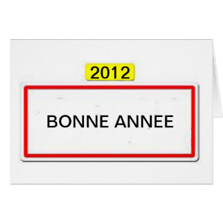 PANNEAUX BONNE ANNEE 2012 HÄLSNINGSKORT