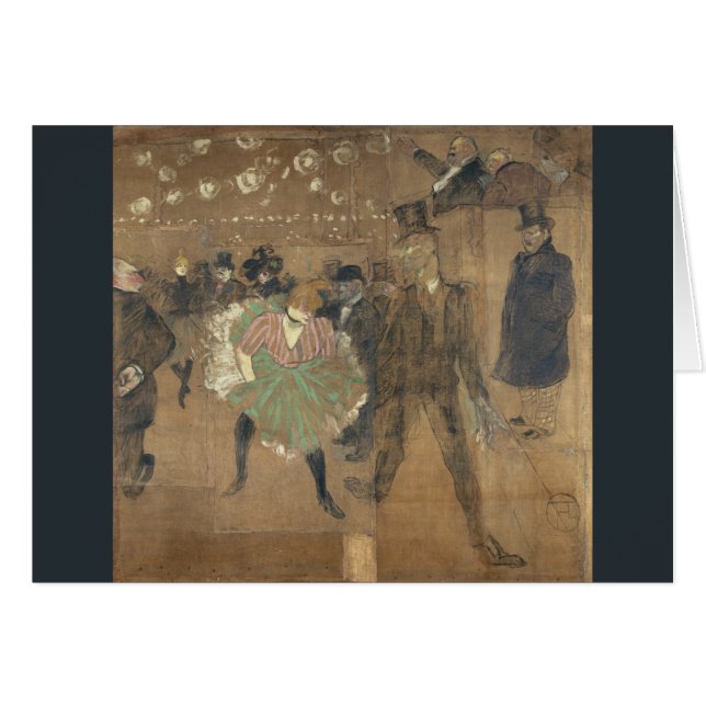 Panneaux pour Baraque de Goulue Toulouse-Lautrec OBS Kort (Framsidan Horizontal)