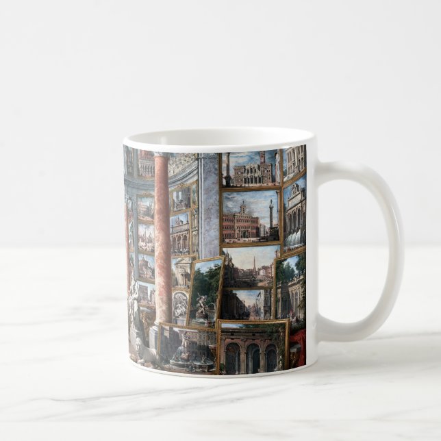 Pannini - gallerit av beskådar av moderna Rome Kaffemugg (Höger)