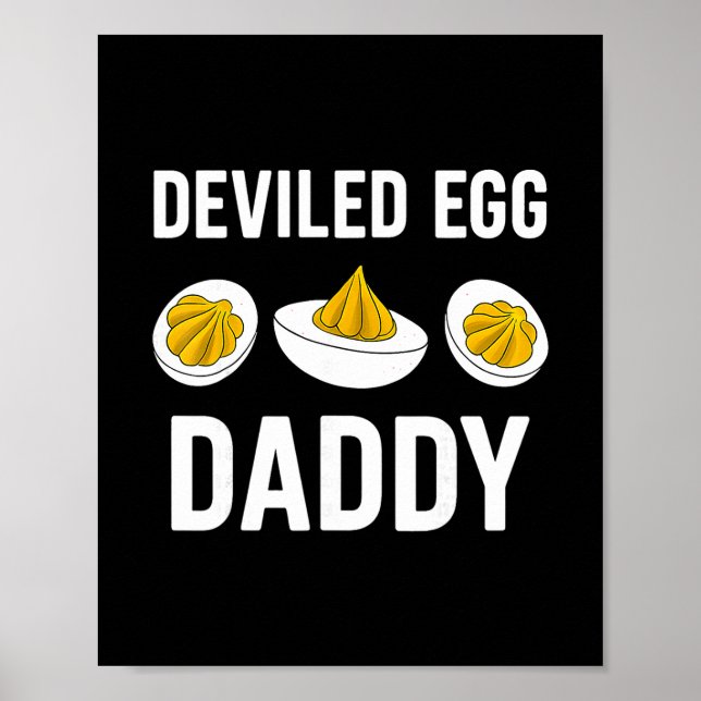 Pannkaka Ägg Pappa Rolig Thanksgiving Fars Dag 1 Poster (Framsidan)
