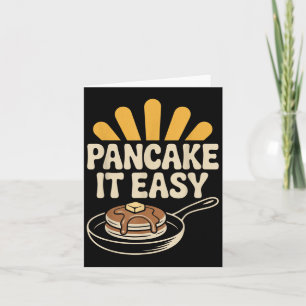 Pannkaka Det Lätt Rolig Frukost Brunch Pannkaka Kort