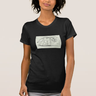 Pannkaka kaninteckningen t shirt