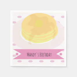 Pannkaka och pyjamasparty servetter