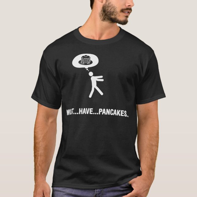 Pannkakaälskare T-shirt (Framsida)
