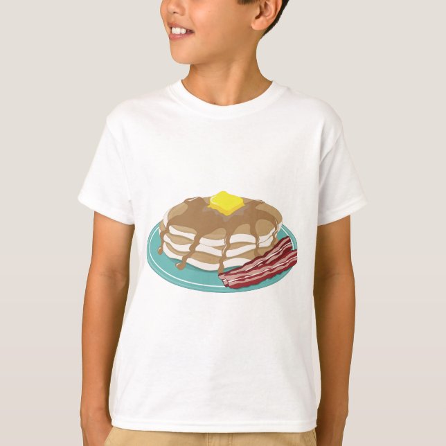 Pannkakabacon T Shirt (Framsida)
