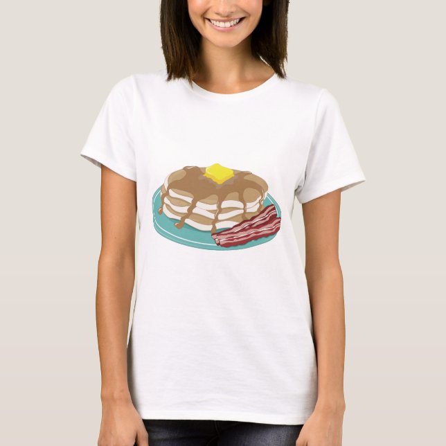 Pannkakabacon T-shirt (Framsida)