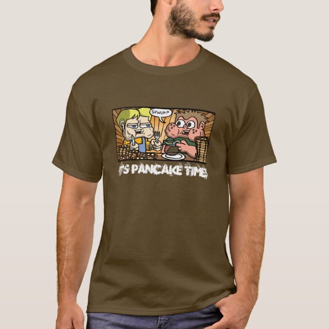 PannkakaTime T-tröja (manar) Tee (Framsida)