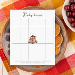 Pannkakor baby shower Baby shower bingo spel