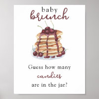 Pannkakor Baby shower Gissa hur många godisar